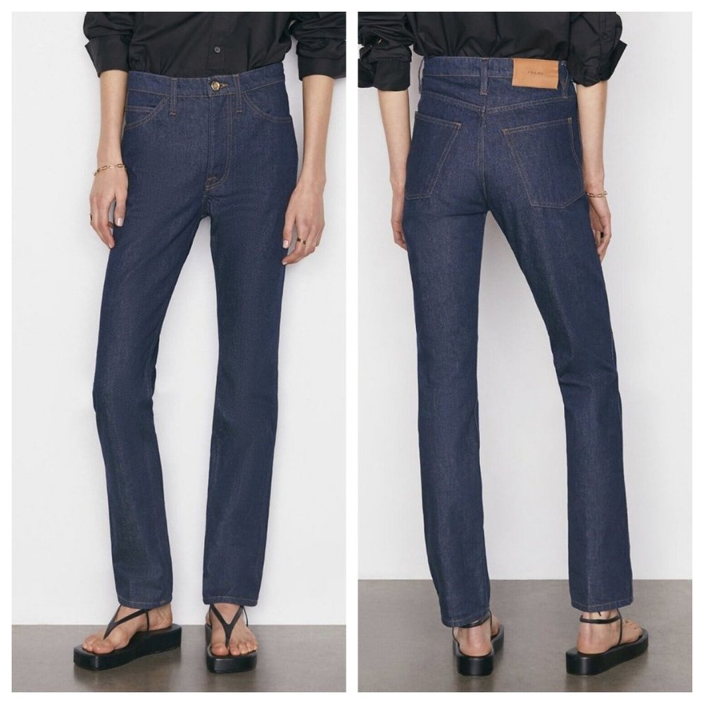 Frame Le Italien True Straight in Rinse